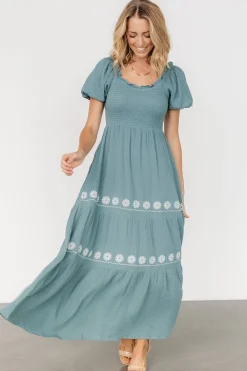 Baltic Born Carrington Maxi Dress | Vintage Teal