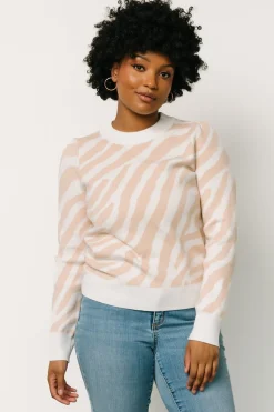 Baltic Born Carter Sweater | Oatmeal Print
