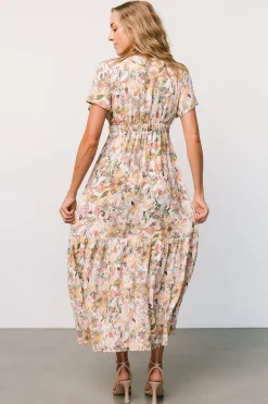 Baltic Born Cassie Short Sleeve Dress | Multi Floral