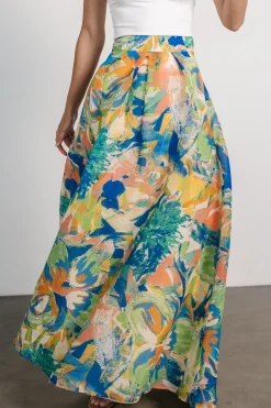 Baltic Born Cayman Maxi Skirt | Blue Multi