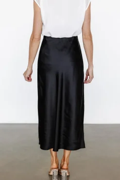 Baltic Born Celeste Satin Midi Skirt |