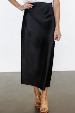 Baltic Born Celeste Satin Midi Skirt |
