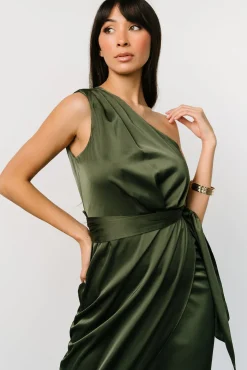 Baltic Born Celia One Shoulder Midi Dress |