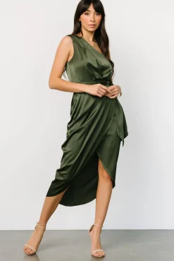 Baltic Born Celia One Shoulder Midi Dress |