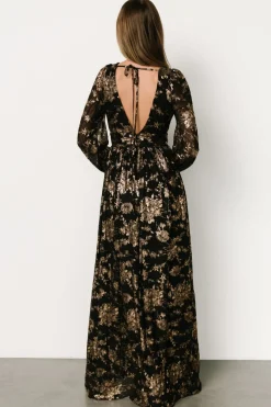 Baltic Born Charlene Maxi Dress | Black + Gold