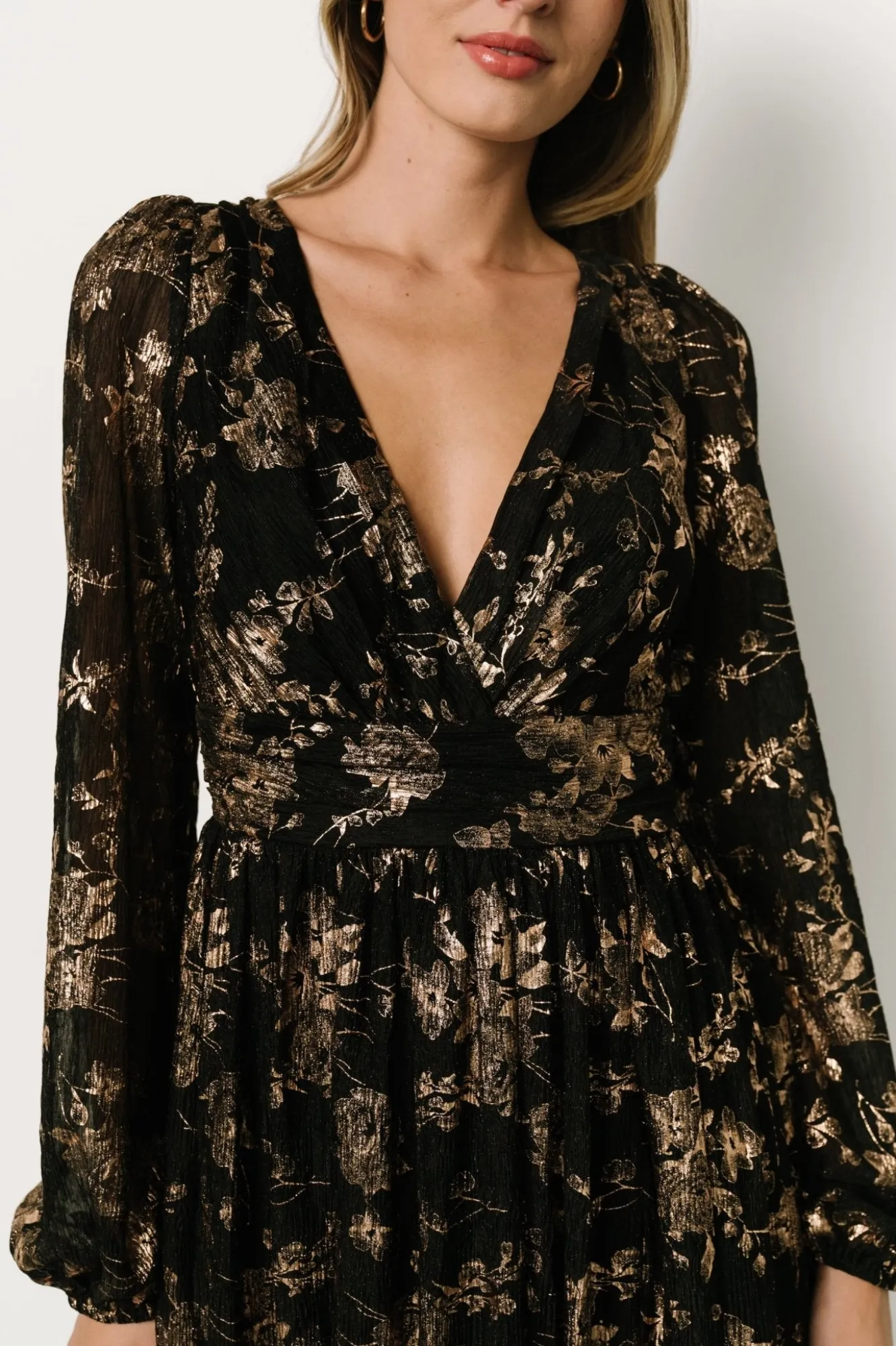 Baltic Born Charlene Maxi Dress | Black + Gold