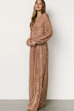 Baltic Born Charlene Maxi Dress | Rose Gold