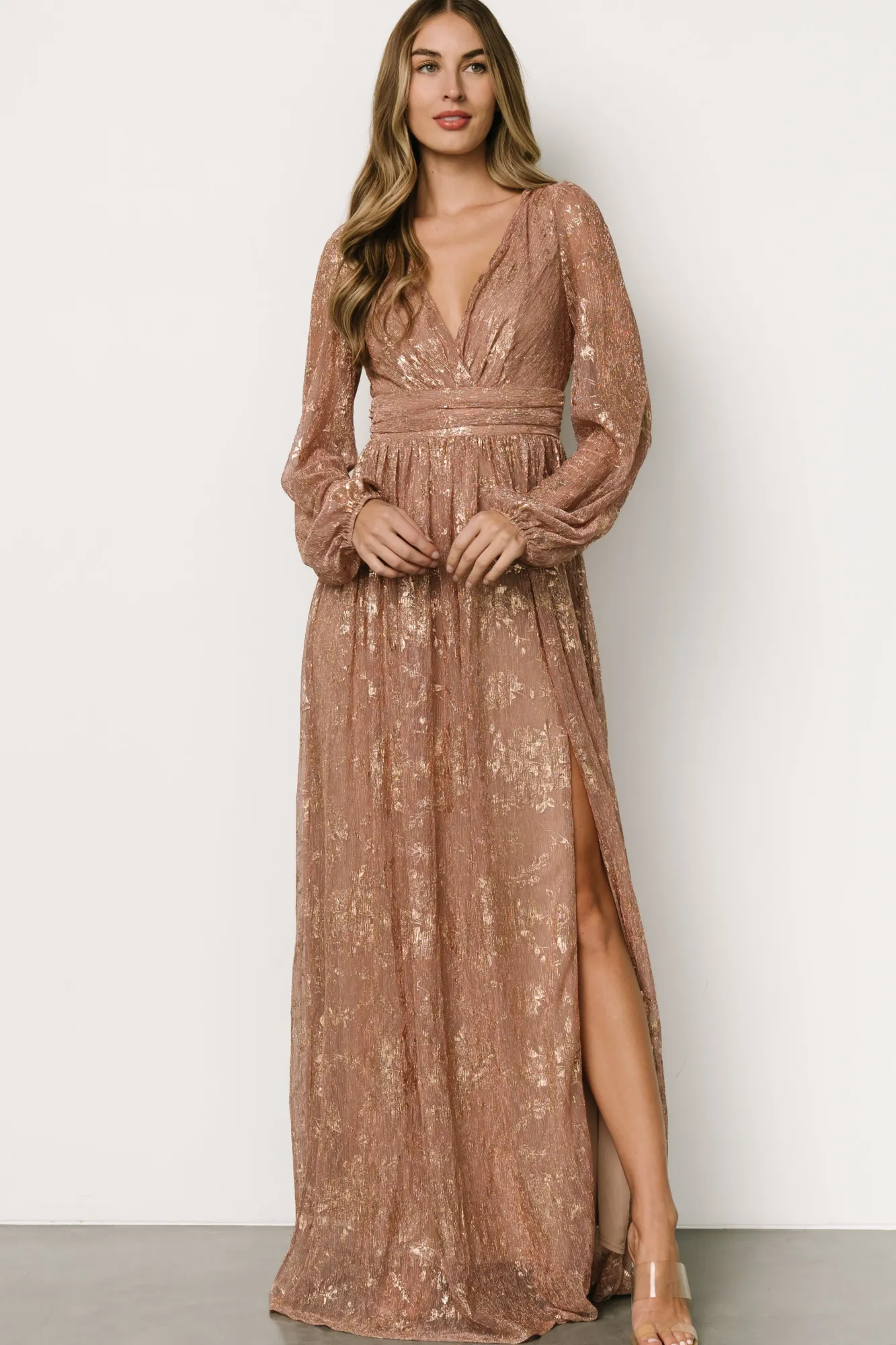 Baltic Born Charlene Maxi Dress | Rose Gold