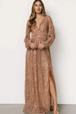 Baltic Born Charlene Maxi Dress | Rose Gold