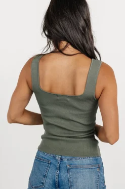Baltic Born Cher Square Neck Knit Tank |