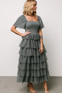 Baltic Born Cherise Tulle Tiered Dress | Blue Sage