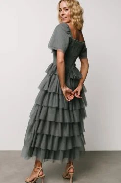 Baltic Born Cherise Tulle Tiered Dress | Blue Sage