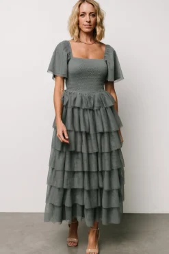 Baltic Born Cherise Tulle Tiered Dress | Blue Sage