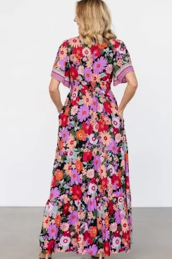 Baltic Born Cheryl Maxi Dress | Black Multi