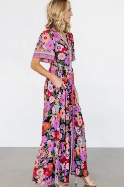 Baltic Born Cheryl Maxi Dress | Black Multi