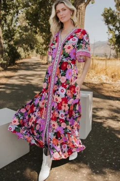 Baltic Born Cheryl Maxi Dress | Black Multi