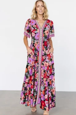 Baltic Born Cheryl Maxi Dress | Black Multi