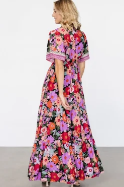 Baltic Born Cheryl Maxi Dress | Black Multi