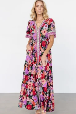 Baltic Born Cheryl Maxi Dress | Black Multi