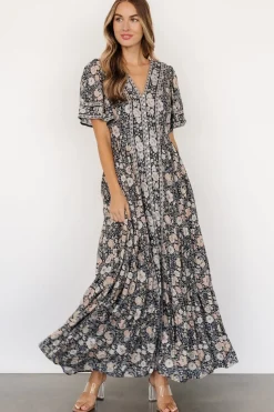 Baltic Born Cheryl Maxi Dress | Midnight Floral