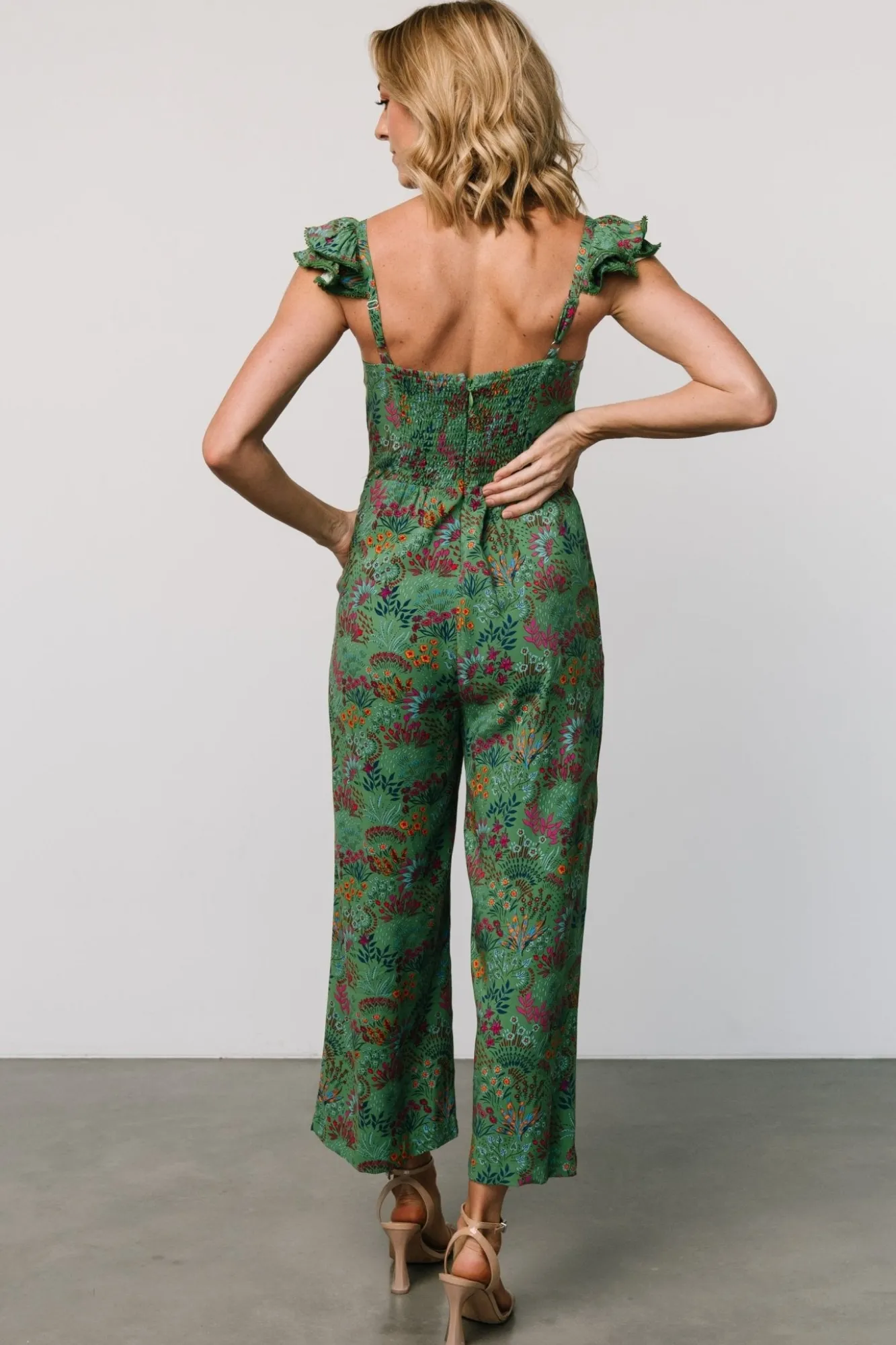 Baltic Born Chora Jumpsuit | Green Multi