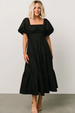 Baltic Born Cindy Puff Sleeve Tiered Dress |
