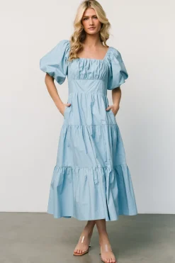 Baltic Born Cindy Puff Sleeve Tiered Dress |