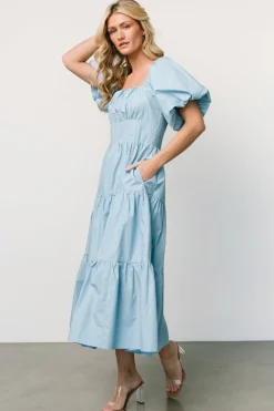 Baltic Born Cindy Puff Sleeve Tiered Dress |