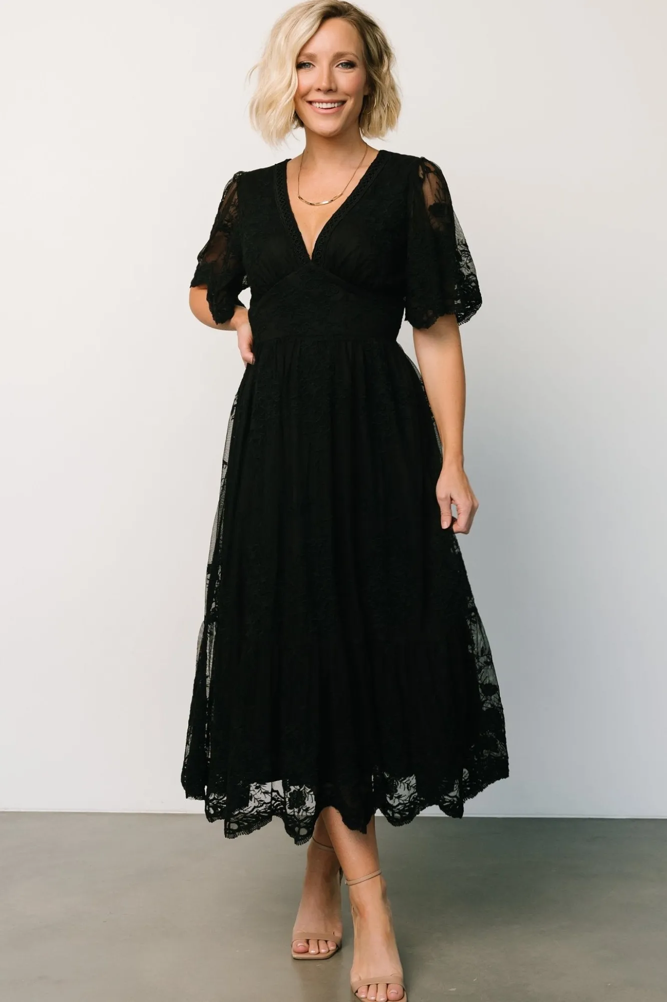 Baltic Born Clarisa Lace Midi Dress |