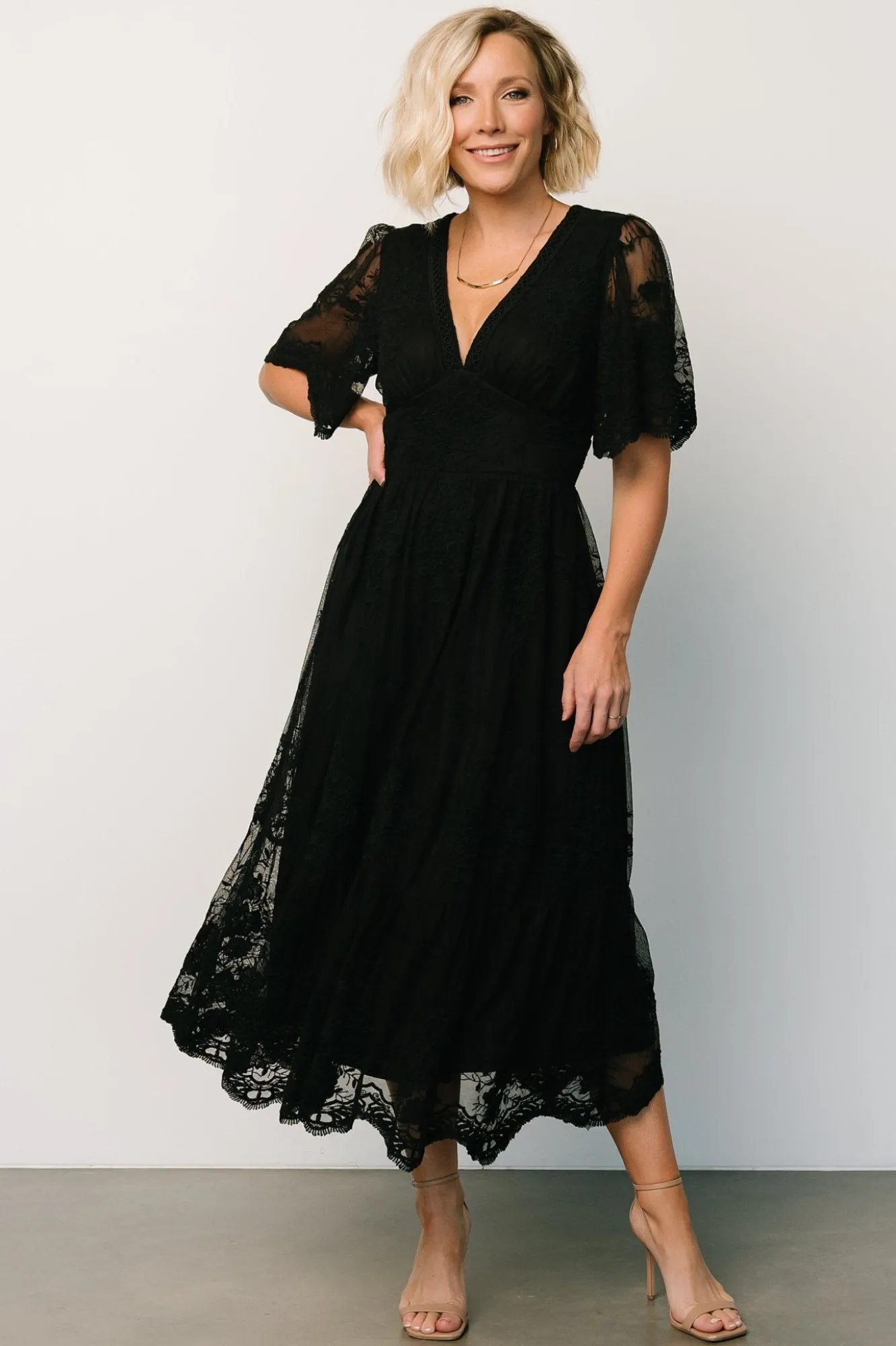 Baltic Born Clarisa Lace Midi Dress |