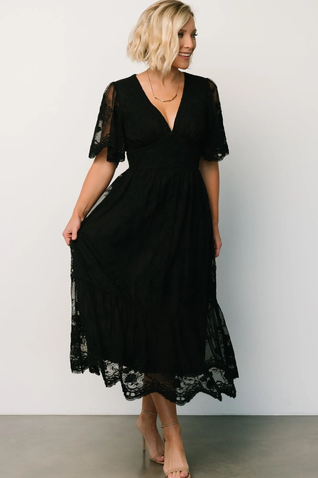 Baltic Born Clarisa Lace Midi Dress |