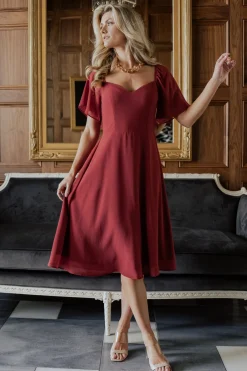 Baltic Born Colette Sweetheart Midi Dress |