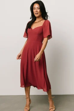 Baltic Born Colette Sweetheart Midi Dress |