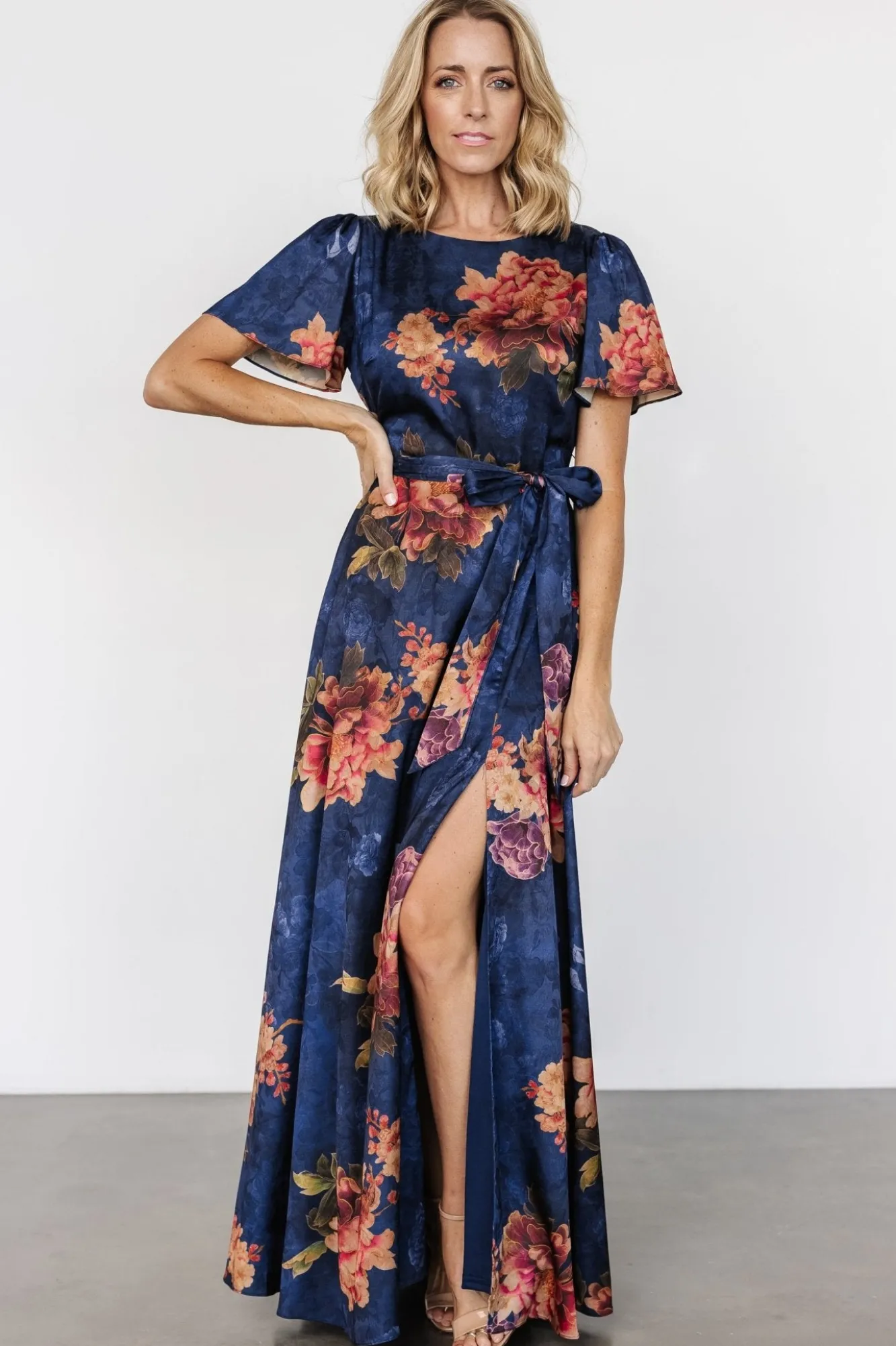 Baltic Born Colina Maxi Dress | Navy Floral