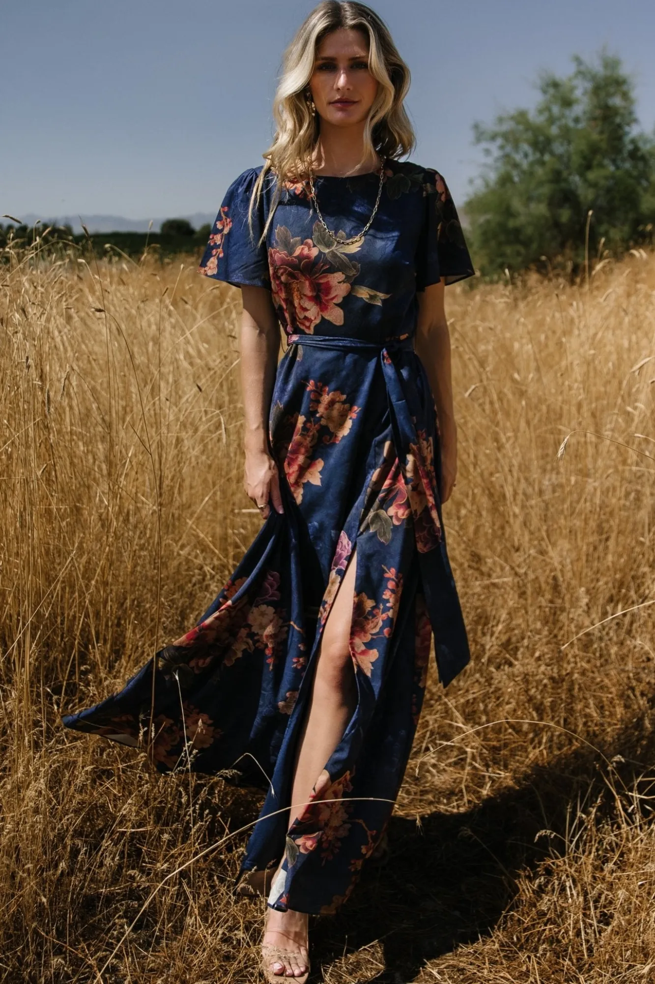 Baltic Born Colina Maxi Dress | Navy Floral