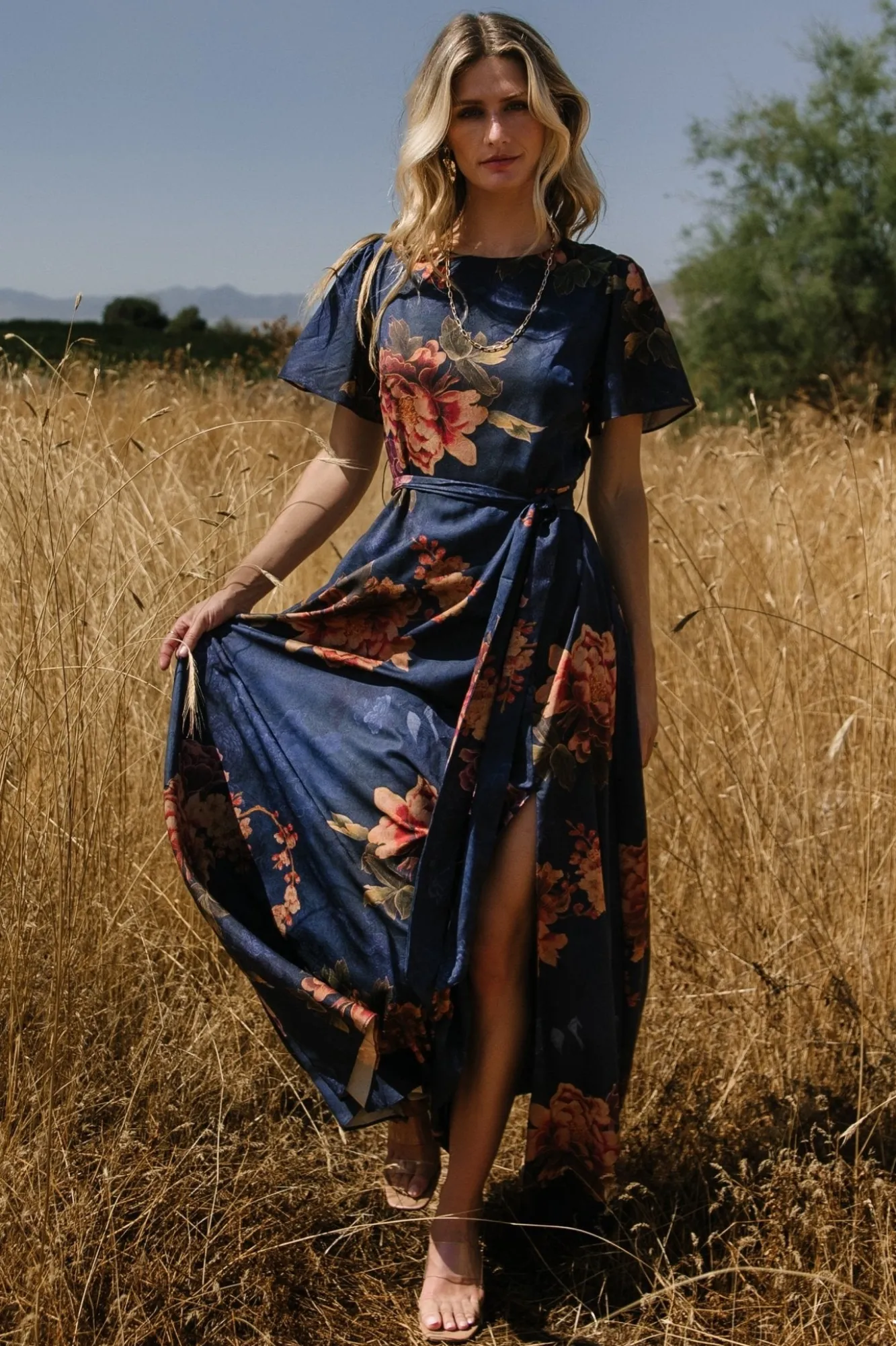 Baltic Born Colina Maxi Dress | Navy Floral