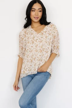 Baltic Born Cordova Top | Cream Multi Floral