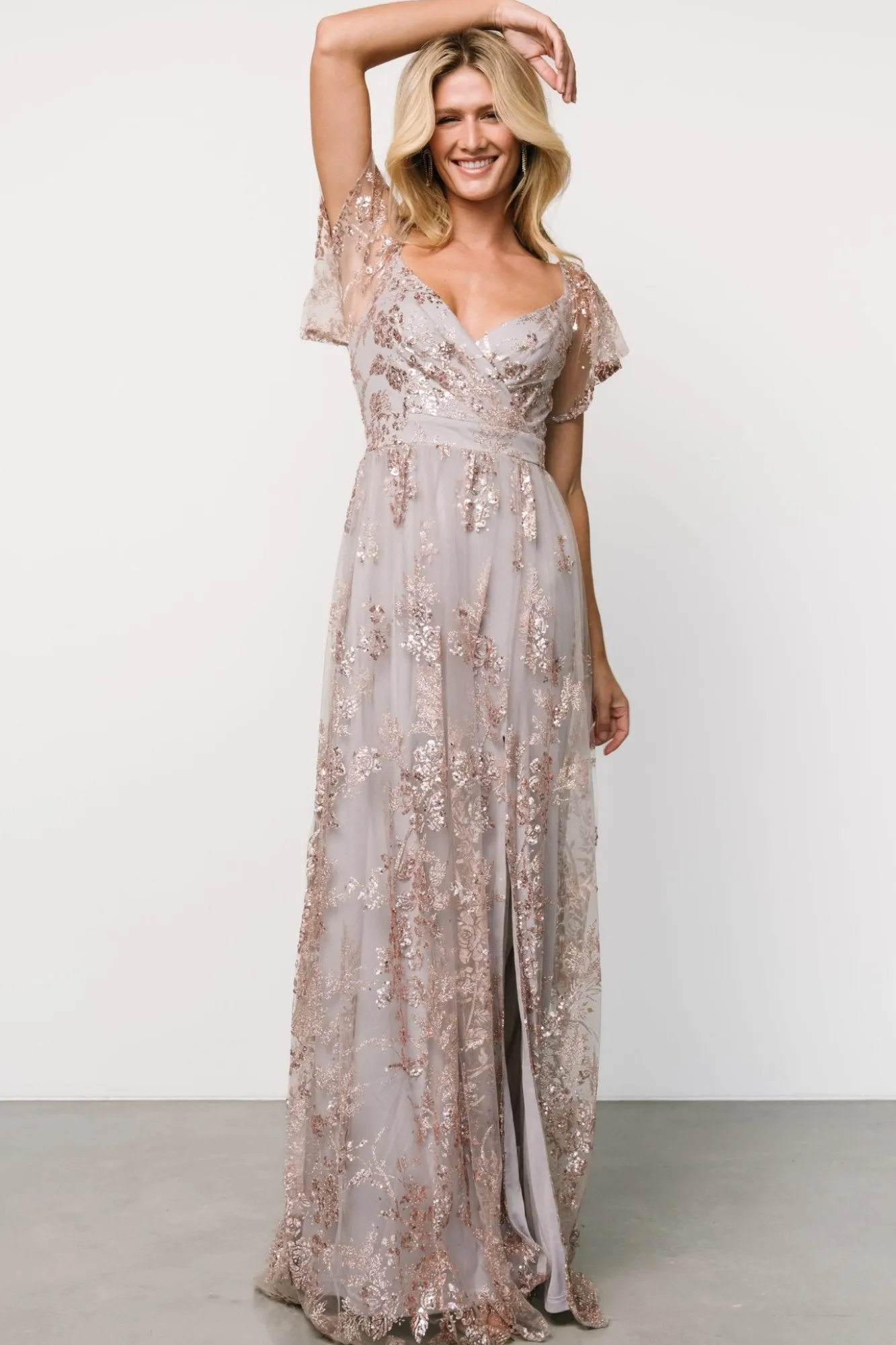 Baltic Born Corinne Shimmer Maxi Gown |