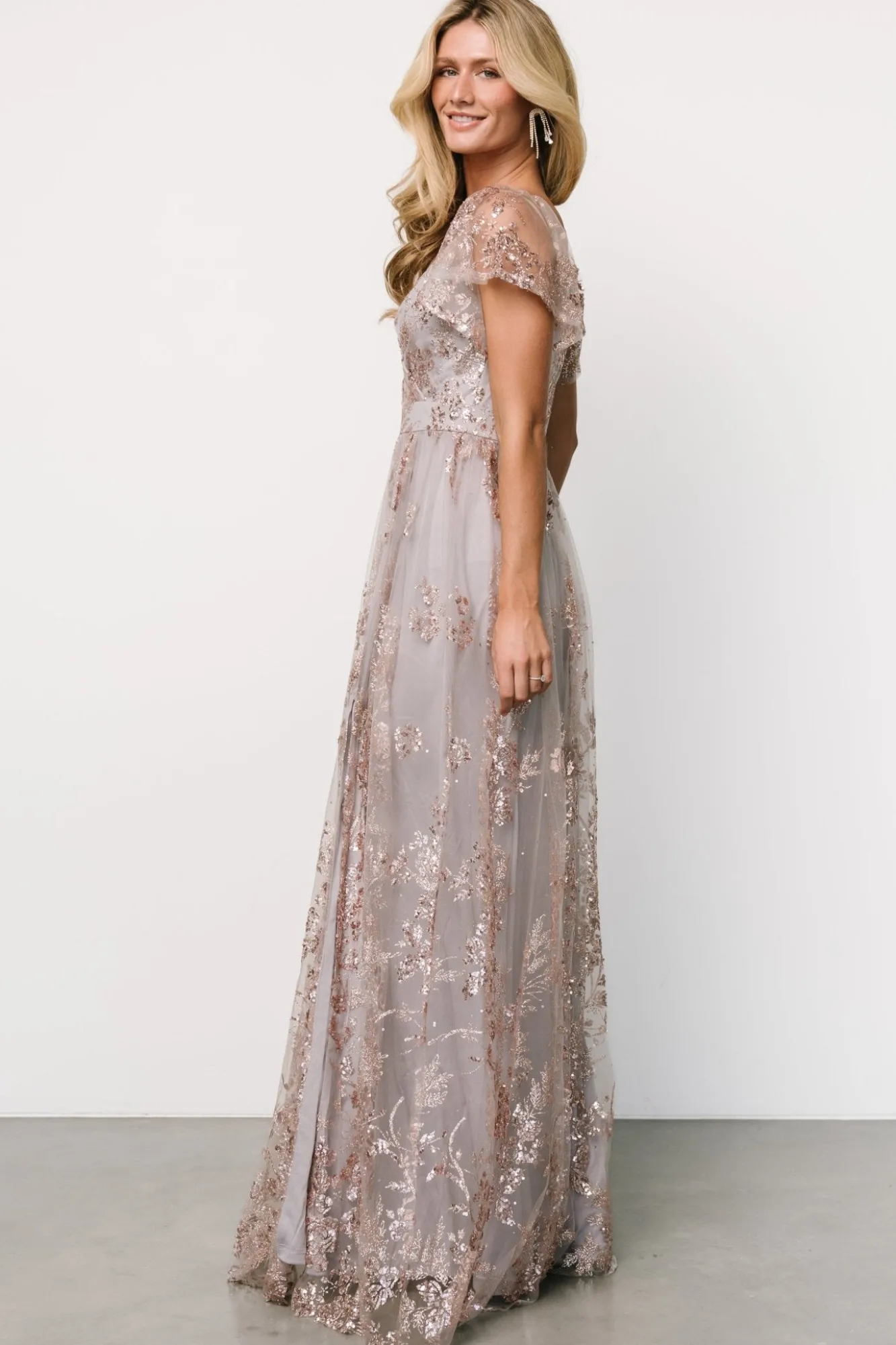Baltic Born Corinne Shimmer Maxi Gown |