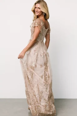 Baltic Born Corinne Shimmer Maxi Gown |