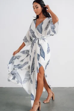 Baltic Born Corinth Maxi Dress | Navy Print