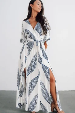 Baltic Born Corinth Maxi Dress | Navy Print