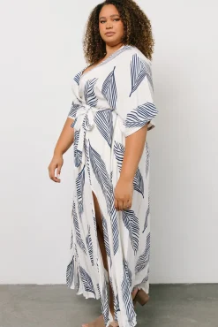 Baltic Born Corinth Maxi Dress | Navy Print