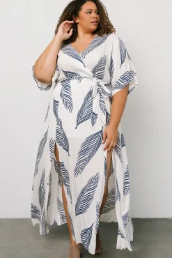 Baltic Born Corinth Maxi Dress | Navy Print