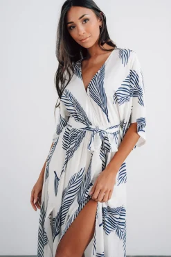 Baltic Born Corinth Maxi Dress | Navy Print