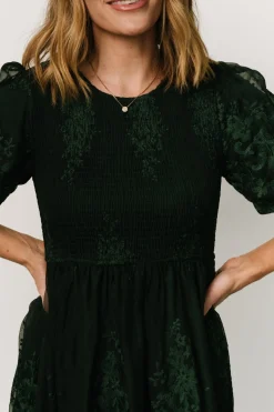 Baltic Born Corrine Embroidered Midi Dress |