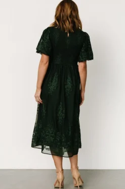 Baltic Born Corrine Embroidered Midi Dress |
