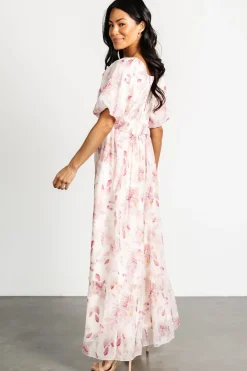 Baltic Born Dalia Maxi Dress | Ivory + Mauve Floral