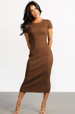 Baltic Born Dana Ribbed Midi Dress |