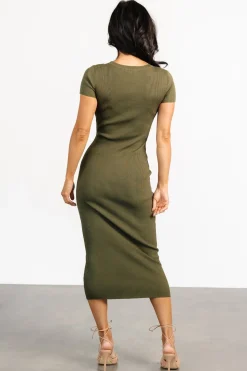 Baltic Born Dana Ribbed Midi Dress |